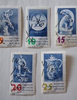 DDR 1960 Meißner Porzellan komplett gestempelt - Görlitz