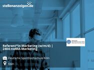 Referent*in Marketing (w/m/d) | 2404-nwMA-Marketing - Köln