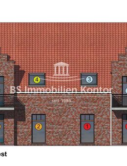 Norddeich-Top Lage! Neubau einer schlüsselfertigen EG-Wohnung mit Terrasse und PKW-Stellplatz in zentraler, ruhiger Lage! - Norden