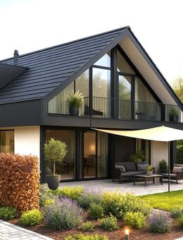 Haus mit Seezugang modern am Bodensee: - Gaienhofen