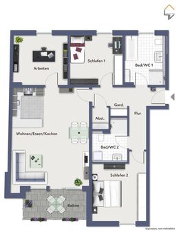 SIE LIEBEN ES GROSSZÜGIG - DANN SIND SIE HIER RICHTIG! Lifestyle-Wohnen im NEUBAU zwischen Stadtpark und Maxtor - Nürnberg