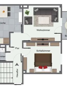 ***BEZUGSFREI*** Wohnung trifft Hausgefühl – 2-Zimmer mit Balkon & eigenem rd. 100 m² Garten – Stellplatz inklusive! - Köln