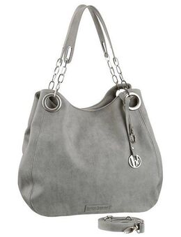 Bruno Banani Henkeltasche, mit Schmuckanhänger und silberfarbenen Details