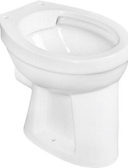 CORNAT Flachspül-WC, bodenstehend, Abgang waagerecht, spülrandlos