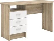 INOSIGN Schreibtisch Function Plus, Arbeitstisch, Bürotisch, Computertisch mit 3 Schubladen, Breite 120 cm, Tiefe 48 cm