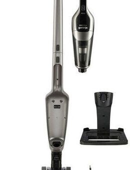 GORENJE Akku-Hand-und Stielstaubsauger SVC252110FSIIA, motorisierte Turbobürste, mit Display, 150 W, beutellos, 2in1 Akkusauger, hohe Saugkraft, 25.2 Volt Lithium-Akku