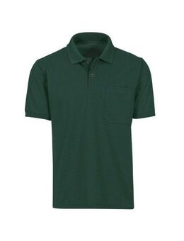 Trigema Poloshirt TRIGEMA Polohemd mit Brusttasche (1-tlg)