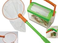 MEDUP Experimentierkasten Teleskop-Kescher mit Insektenhaus und Lupenheft, (beobachten, 1-tlg., Kescher ausziehbar mit Insektenhaus), Kescher mit Insektenhaus - einfangen und betrachten