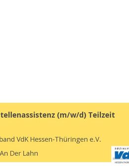 Beratungsstellenassistenz (m/w/d) Teilzeit - Limburg (Lahn)