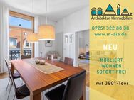Altbauflair trifft Komfort auf Zeit - Möblierte Wohnung mit Balkon im Musikerviertel - Karlsruhe