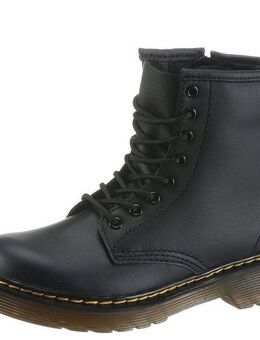 DR. MARTENS 8 Eye Boot ROMARIO Schnürstiefel Kinderschuh, Freizeitstiefel mit zusätzlichem Innenreißverschluss