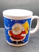 Tasse Weihnachten 10cm hoch 9cm breit Weihnachtszeit Christmas Weihnachtsmann in 45259
