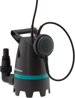 GARDENA Schmutzwasser-Tauchpumpe 10500 BASIC, für schmutzige Entwässerungsaufgaben, 10500 l/h, 400 W