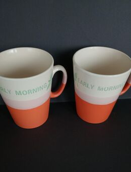 4 schöne Kaffee / Tee Becher - Essen