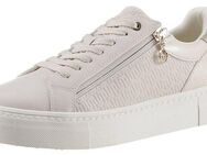 Tamaris Plateausneaker, Freizeitschuh, Halbschuh, Schnürer mit Besätzen und Glitzerdetails