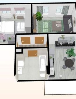 Großzügige 2 Raum- Wohnung mit Balkon nähe Stadtzentrum - Döbeln