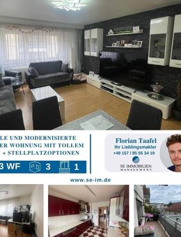Zentrumsnahe 3-Zimmer Wohnung mit großem Balkon - Pforzheim