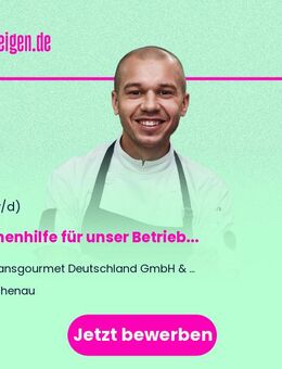 Küchenhilfe (m/w/d) für unser Betriebsrestaurant - Eichenau