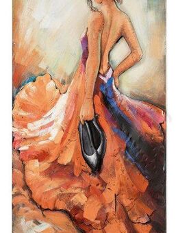 GILDE GALLERY Metallbild Kunstobjekt Barefoot Tango, Frau (1 St)
