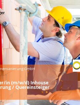 Vorarbeiter/in (m/w/d) Inhouse Rohrsanierung / Quereinsteiger - Bremen