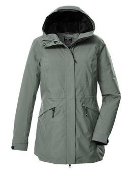 Killtec Parka KOW 19 WMN PRK Wasserdichter, atmungsaktiver Damenparka mit verstellbarer Kapuze