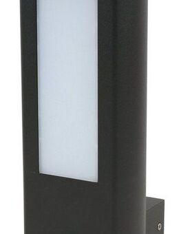 HEITRONIC LED Wandleuchte Amarillo, Bewegungsmelder, LED fest integriert, Warmweiß, Poller- Außenlampe, großflächiger Lichtaustritt,Bewegungsmelder
