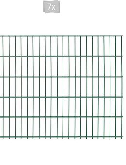 Arvotec Doppelstabmattenzaun ESSENTIAL 103 zum Einbetonieren, (Set, 15-St), Zaunhöhe 103 cm, Zaunlänge 2 - 60 m