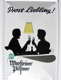 Brauerei Warsteiner - Blechschild - Prost Liebling - 30 x 20 cm - Doberschütz