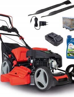 SCHEPPACH MS225 OHV 2021 53CM Benzin-Rasenmäher mit AKKU-Starter XXL Set - Wuppertal