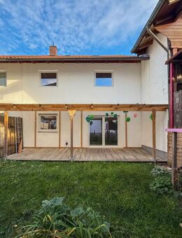 Modernisiertes Reihenhaus mit Bergblick & Westgarten - Familienidyll in Großkarolinenfeld - Großkarolinenfeld