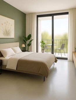 Eberswalde: ERSTBEZUG im LUXUS Neubau: 2-Zi-Erdgeschoss-Whg 24 m² MIT TERRASSE ab 2026 BEZUGSBEREIT - Eberswalde