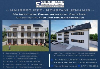 + EXKLUSIVES MEHRFAMILIENHAUS-PROJEKT! +