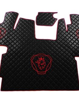 Handmade SCANIA S ab 2017 Automatikgetriebe fester Beifahrersitz Fußmatten Teppich komplett Set FARBWAHL Stick Set1 - Wuppertal
