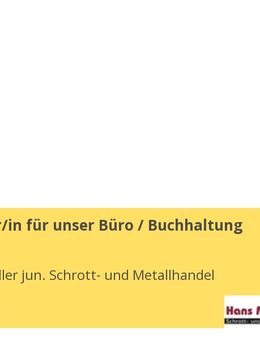 Mitarbeiter/in für unser Büro / Buchhaltung (m/w/d) - Dresden