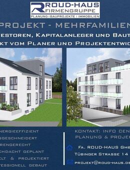 + EXKLUSIVES MEHRFAMILIENHAUS-PROJEKT! + - Sulz (Neckar)