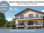 Neubau-Dachgeschosswohnung direkt am Salinenpark - Traunstein