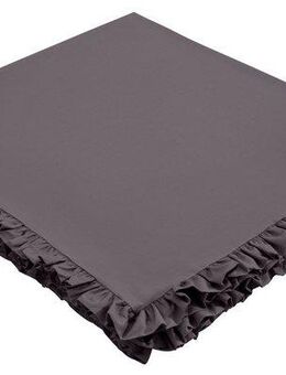 Home affaire Tagesdecke Violetta, leichter Überwurf mit Rüschen, ohne Füllung, mit Volants, 100% Baumwolle, auch als Tischdecke verwendbar