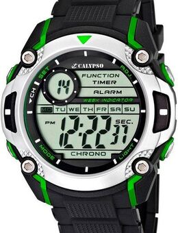 CALYPSO WATCHES Chronograph Digital For Man K5577/3, Armbanduhr, Quarzuhr, Herrenuhr, digital, Datum, Stoppfunktion