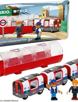 BRIO® Modelleisenbahn-Set Londoner U-Bahn, mit Licht und Sound