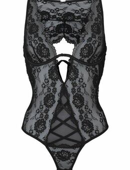 JETTE Body mit Bügel und verführerischer Schnürung, sexy Dessous, Reizwäsche