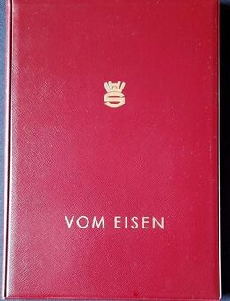 antiquarische Buch Rarität “Vom Eisen“ von Alfred Lück - Niederfischbach