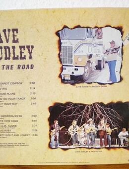Dave Dudley-On the Road again-Vinyl-LP,1979 - Linnich