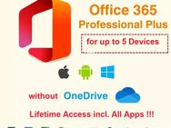 Office 365 Professional Plus ✅ lebenslange Nutzung auf bis zu 5 Geräten Windows/Mac/Android/Tablet ✅ Kein Abo ✅ einmal Zahlung !!! TOP - Bernau (Berlin)