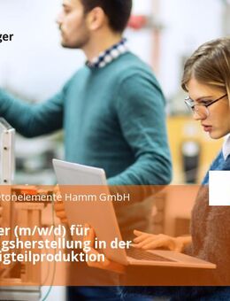 Vorarbeiter (m/w/d) für Bewehrungsherstellung in der Betonfertigteilproduktion - Hamm