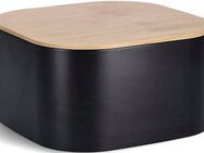 Zeller Present Brotkasten, Metall, (1-tlg), mit Bambusdeckel