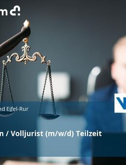 Volljuristin / Volljurist (m/w/d) Teilzeit - Düren