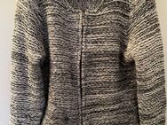 Strickjacke schwarz/ weiß meliert - Hannover