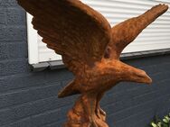 Adler voller Stein Oxid, schöne Statue - Heek