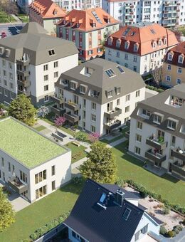 (WE 41) ERSTBEZUG 2 Zimmer, Ruhig im Hinterhaus gelegen mit großzügiger Terrasse in gehobenem Ambiente & nachhaltiger Vollholzbauweise - Dresden