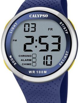 CALYPSO WATCHES Chronograph Color Splash K5785/3, Armbanduhr, Quarzuhr, Herrenuhr, digital, Datum, Stoppfunktion